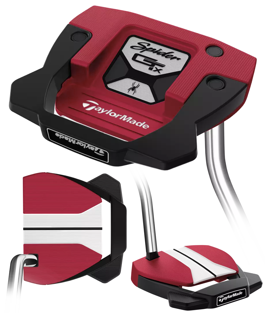 TaylorMade Spider GTX Red Putter, Single Bend – Golf Deals and Steals
