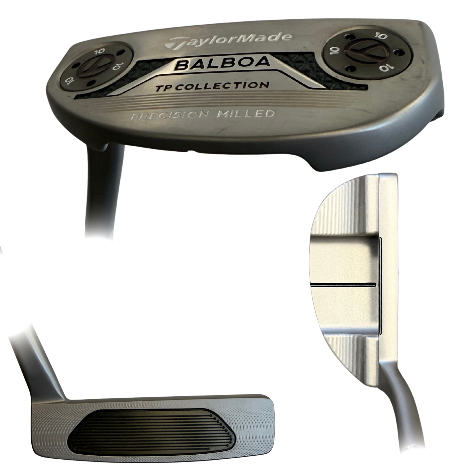 Lefty TaylorMade TP Balboa Putter, Long Flow Neck, Choose Length Lefty TaylorMade TP Balboa Putter, Long Flow Neck, Choose Length