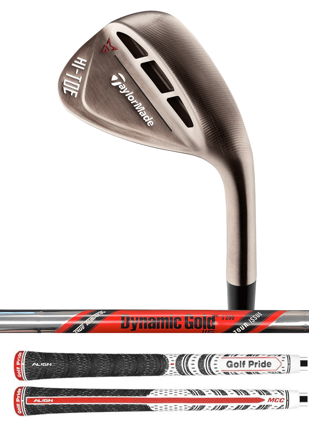 TaylorMade Hi Toe 2 RAW 52* & 56* Wedge Combo, Dynamic Gold Tour Issue 115  Stiff