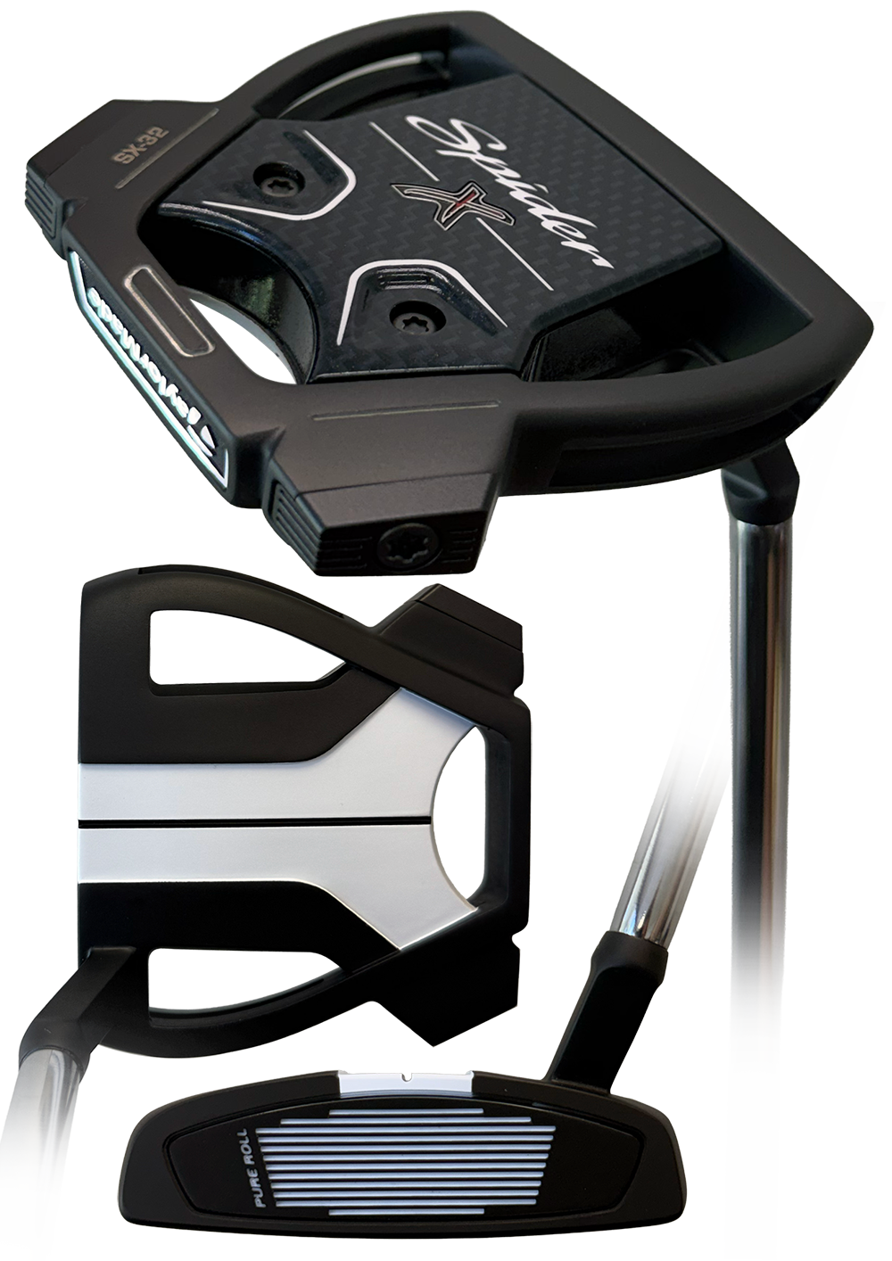 TaylorMade Spider X Black Putter, SX-32 Slant Neck – Golf Deals