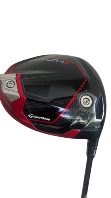 TaylorMade Stealth 2 9.0* Driver, Black and Red Ventus TR 5-R 