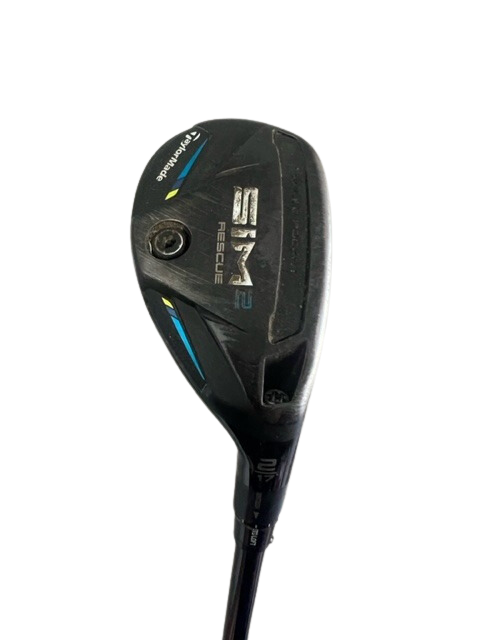TaylorMade SIM2 RESCUE 2U 17° TaylorMade SIM2 #2-17* Rescue, Black HZRDUS RDX Smoke Stiff Flex