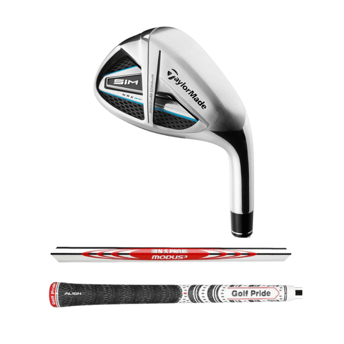 TaylorMade Sim Max Approach Wedge, Nippon NS Pro Modus 3 Tour 105 Stif