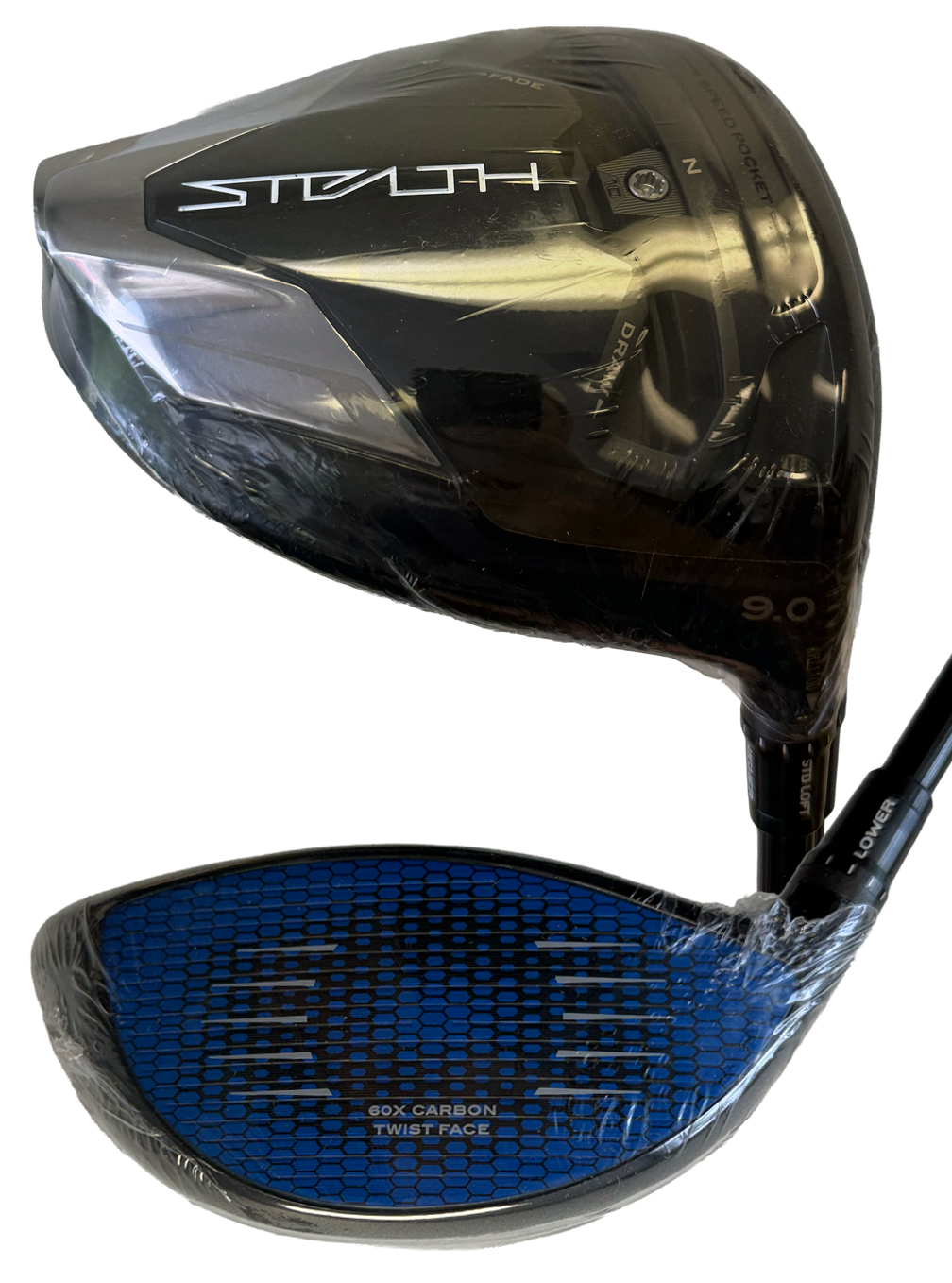 TaylorMade MyStealth Plus Driver, 9.0 Loft, Blue Face, Black