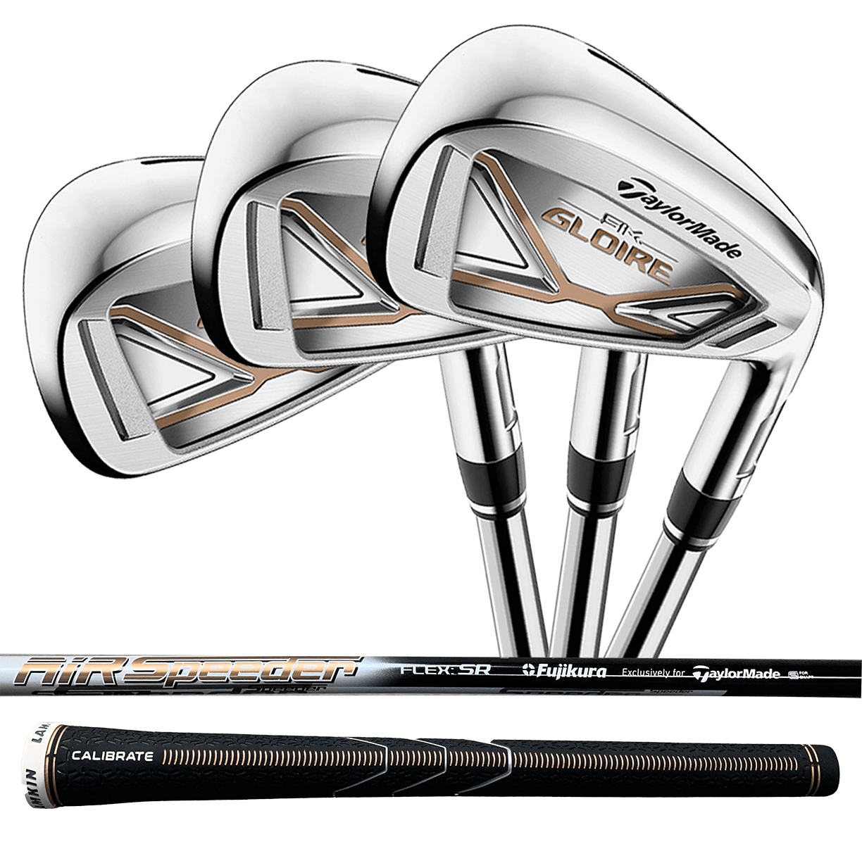 TaylorMade Sim Gloire Iron Set, 7-Pw+Aw, Air Speeder SR Shaft TaylorMade Sim Gloire Iron Set, 7-Pw+Aw, Air Speeder SR Shaft