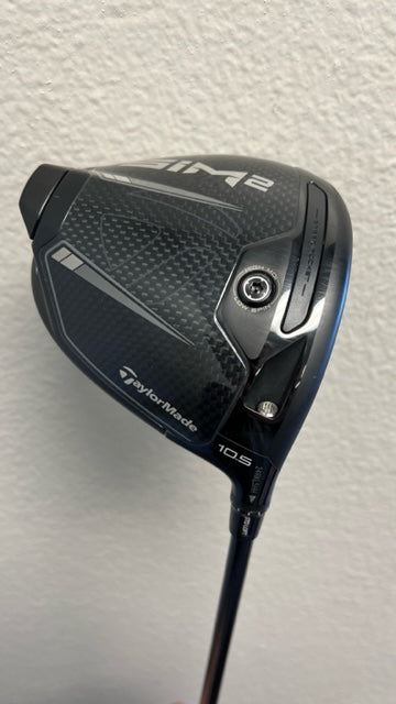 TaylorMade MY SIM2 Black & Grey 10.5* Driver, Blue Tensei AV 60