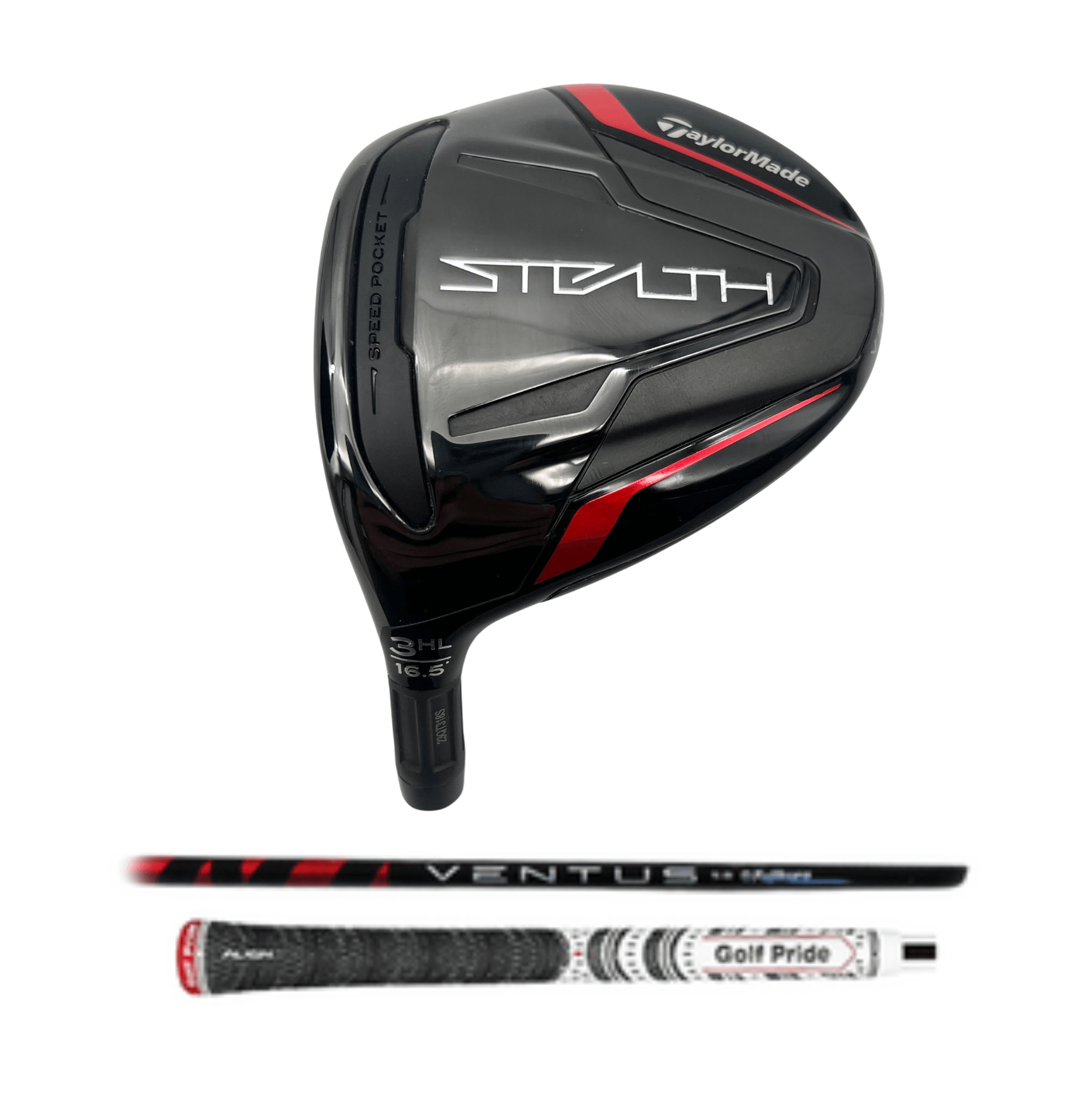 Left Handed TaylorMade Stealth #3HL Fairway, Fujikura Ventus Black