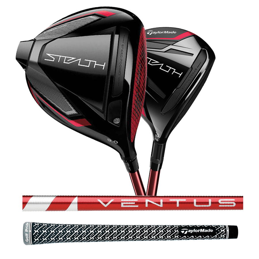 TaylorMade Stealth Combo 9 Degree Driver & #3 Fairway, Fujikura
