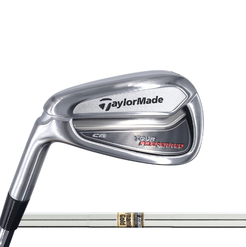 Left Handed TaylorMade Tour Preferred CB #9, Dynamic Gold Stiff