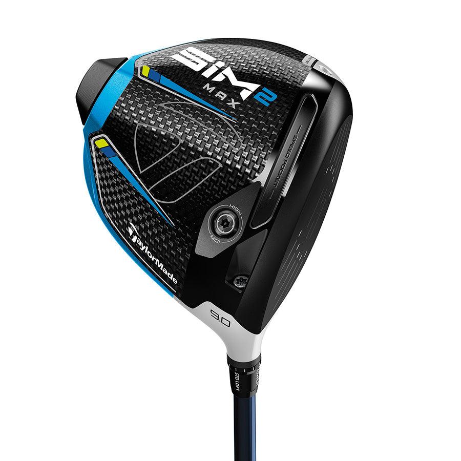 TaylorMade Sim 2 MAX 9* Driver, Mitsubishi Orange Tensei CK Series 