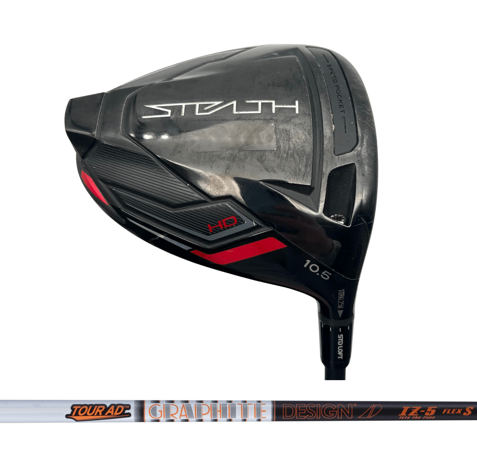 TaylorMade Stealth HD 10.5* Driver, Graphite Design Tour AD IZ-7