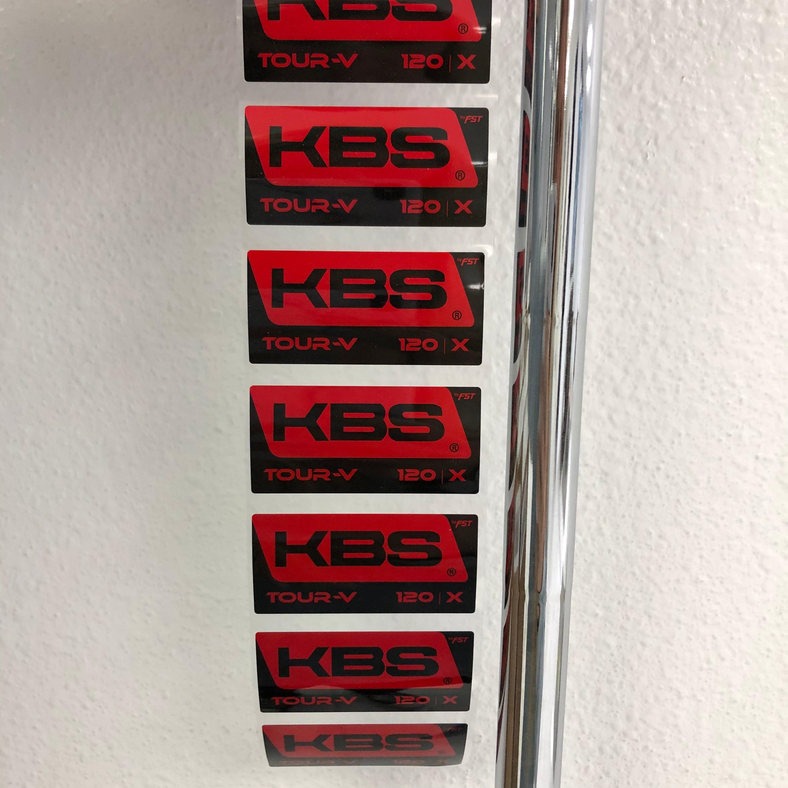 NEW Steel KBS Tour-V 120 Extra Stiff Flex Iron Shafts (see drop