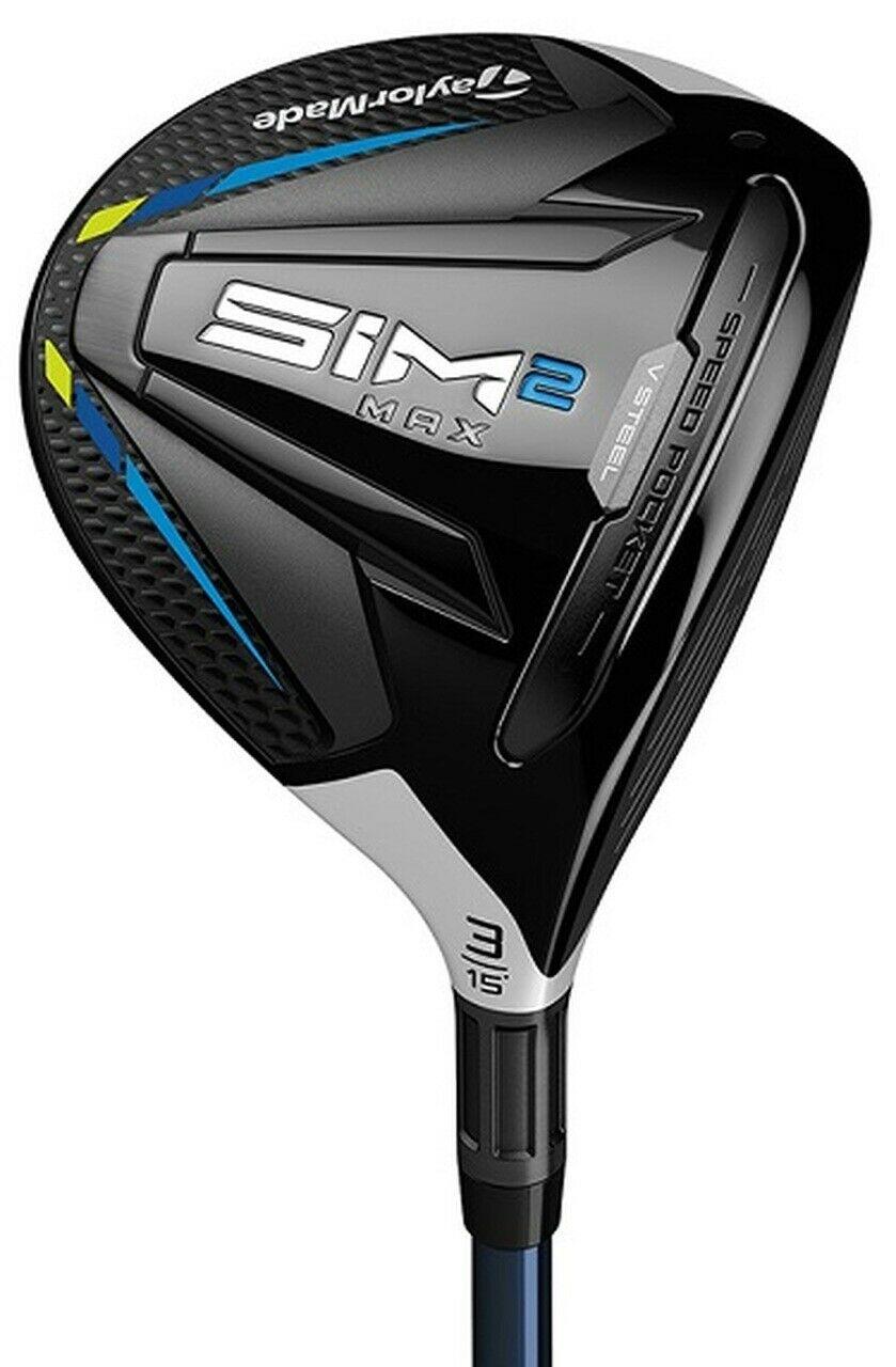 TaylorMade SIM2 MAX 7W 21° TaylorMade Sim 2 Max #7-21* Fairway Wood, HZRDUS Smoke Black