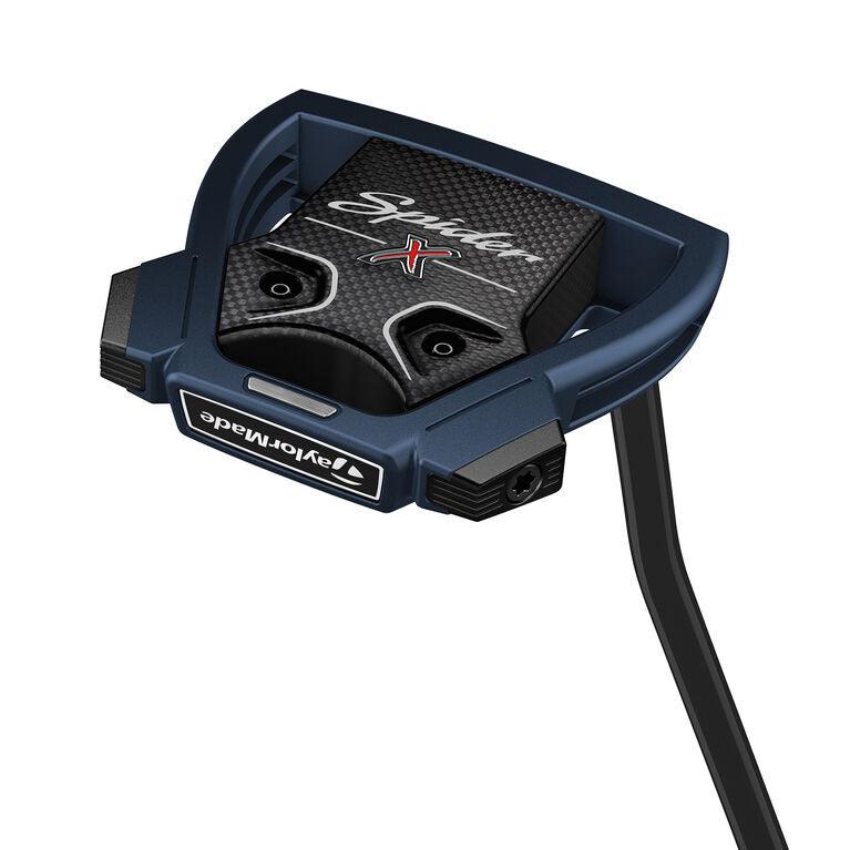 NEW TaylorMade Spider X Navy/White SX-72 Heel Single Bend Putter