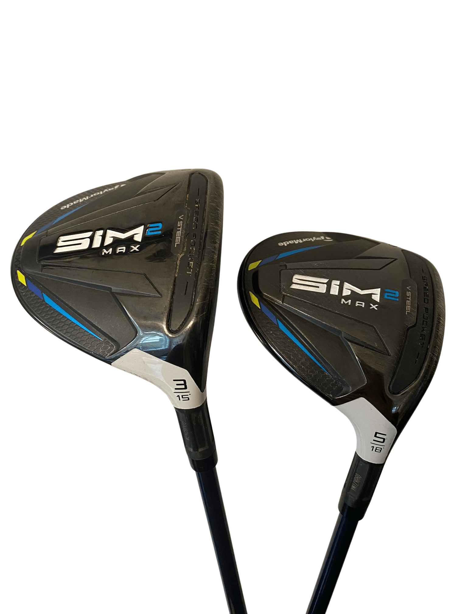 TaylorMade SIM2 Max #3 & #5 Fairways, Blue Ventus Regular Flex