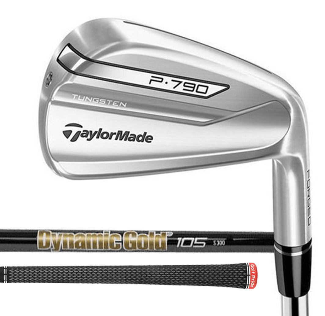 NEW TaylorMade P790 Irons / Dynamic Gold 105 S300 Shaft w/ Golf Pride Grip