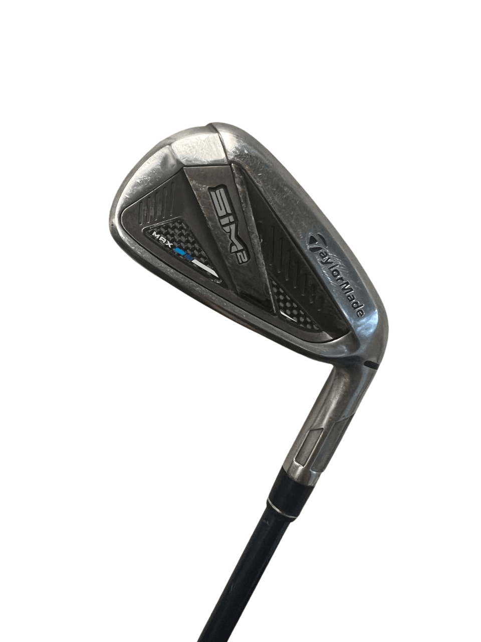 TaylorMade SIM2 MAX #7 Iron, Graphite Blue Ventus Stiff Flex, Tour