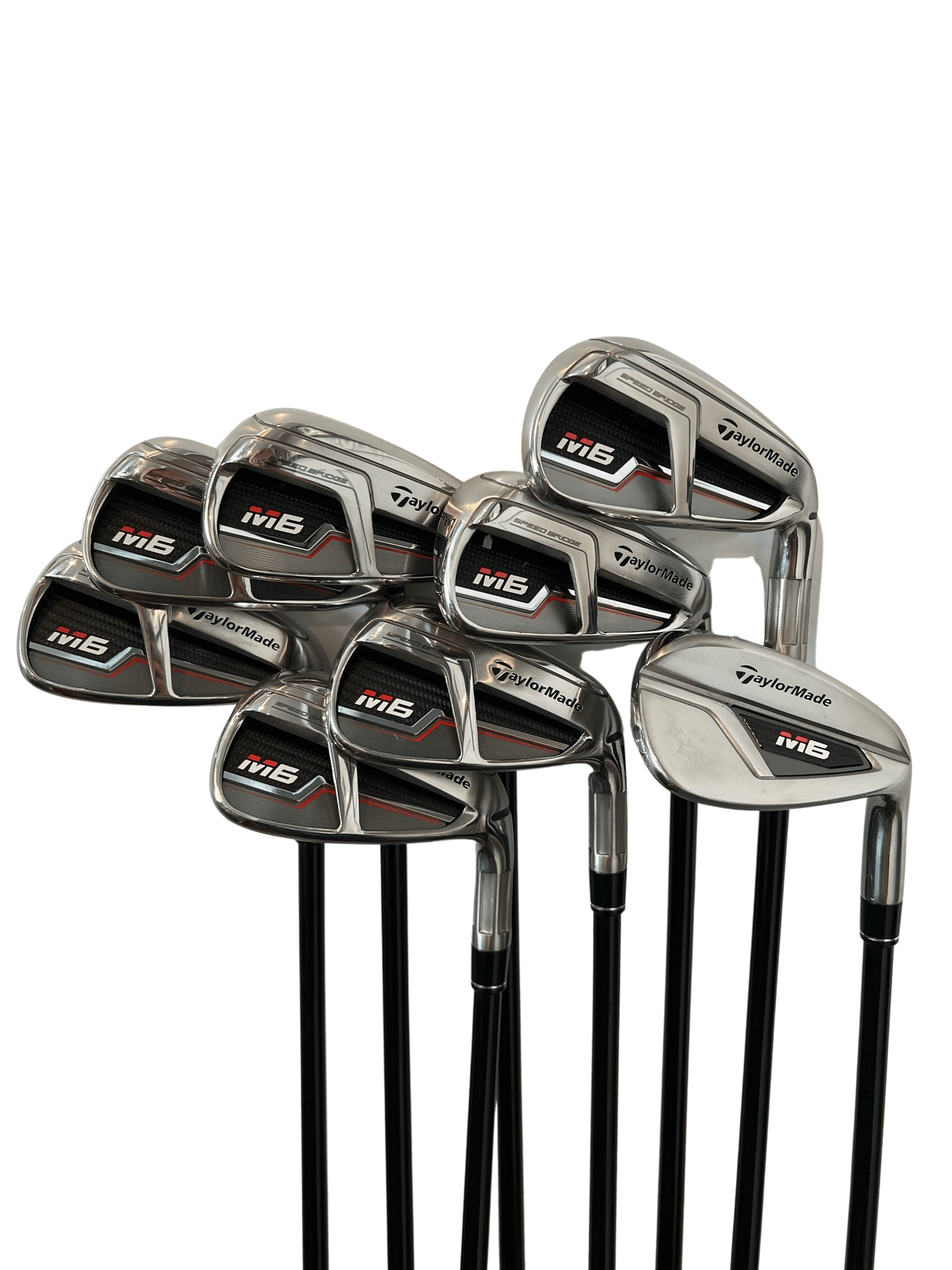 TaylorMade M6 #4-9+PW+AW Iron Set, Graphite Atmos Regular Flex