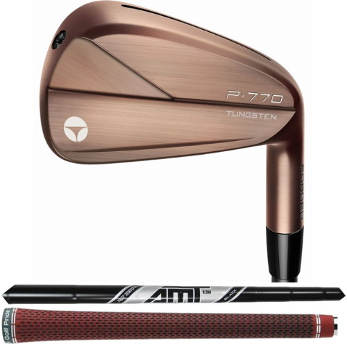 TaylorMade 2023 P770 Aged Copper #4-PW Iron Set, True Temper AMT