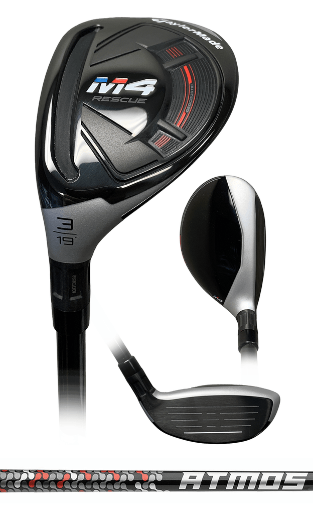 TaylorMade Left Handed M4 #3 Rescue, Choose Flex – Golf Deals and