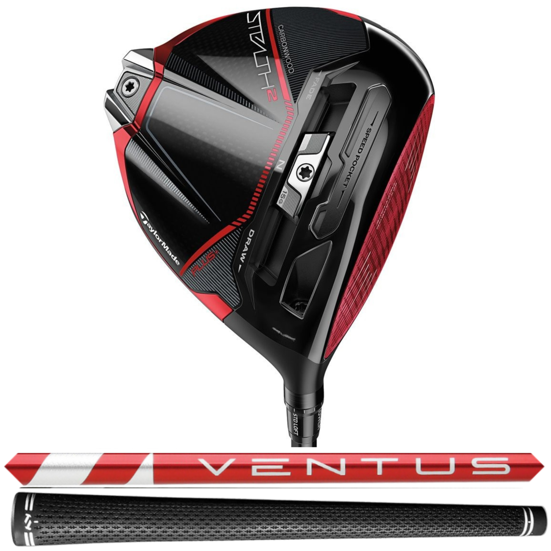 TaylorMade Stealth 2 Plus 9* Driver, Fujikura Ventus Red 6S Stiff TaylorMade Stealth 2 Plus 9* Driver, Fujikura Ventus Red 6S Stiff