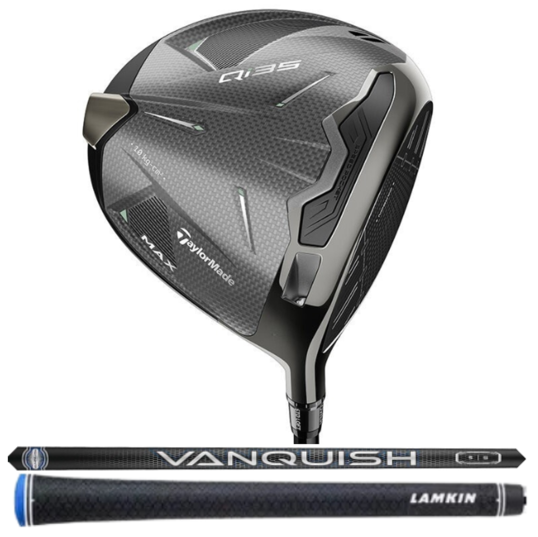 TaylorMade Qi35 Max 10.5* Driver, Mitsubishi Vanquish 5R Regular