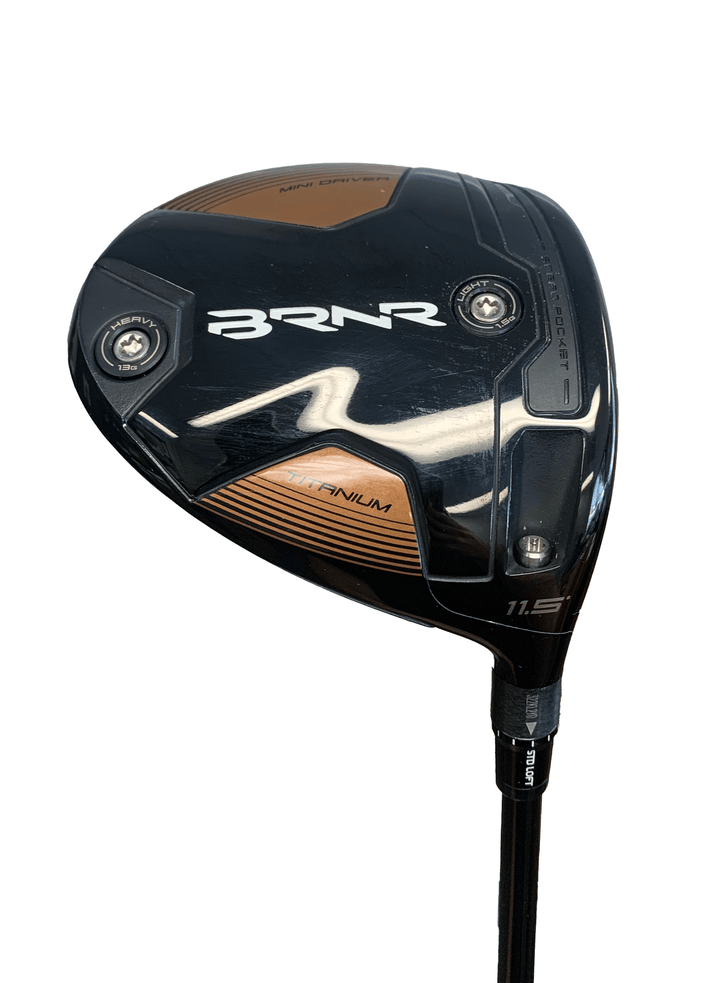TaylorMade BRNR Mini Driver, 11.5 Degree, Stiff Flex – Golf