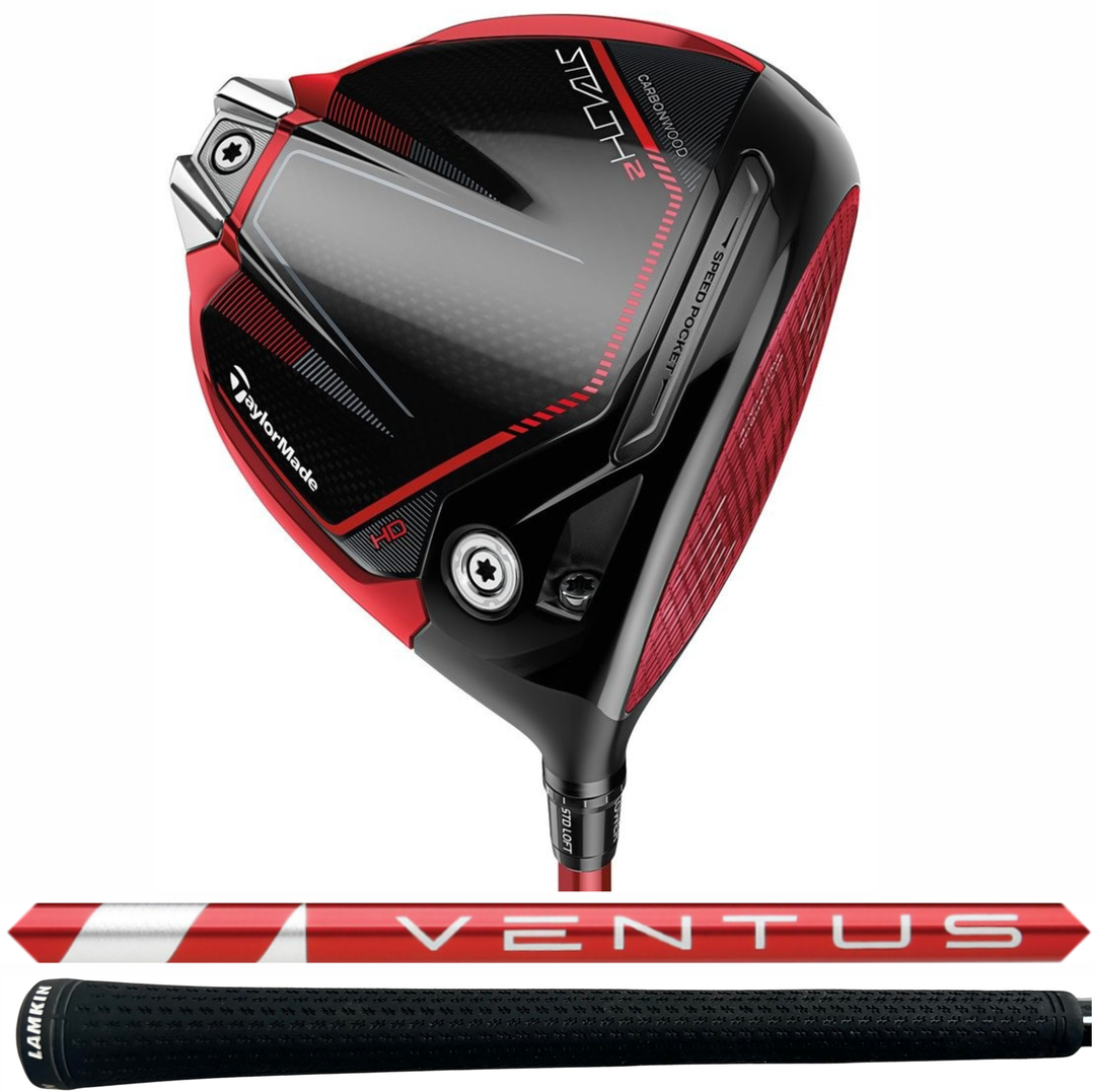 TaylorMade Stealth 2 HD 9* Driver, Fujikura Ventus Red 6S Stiff