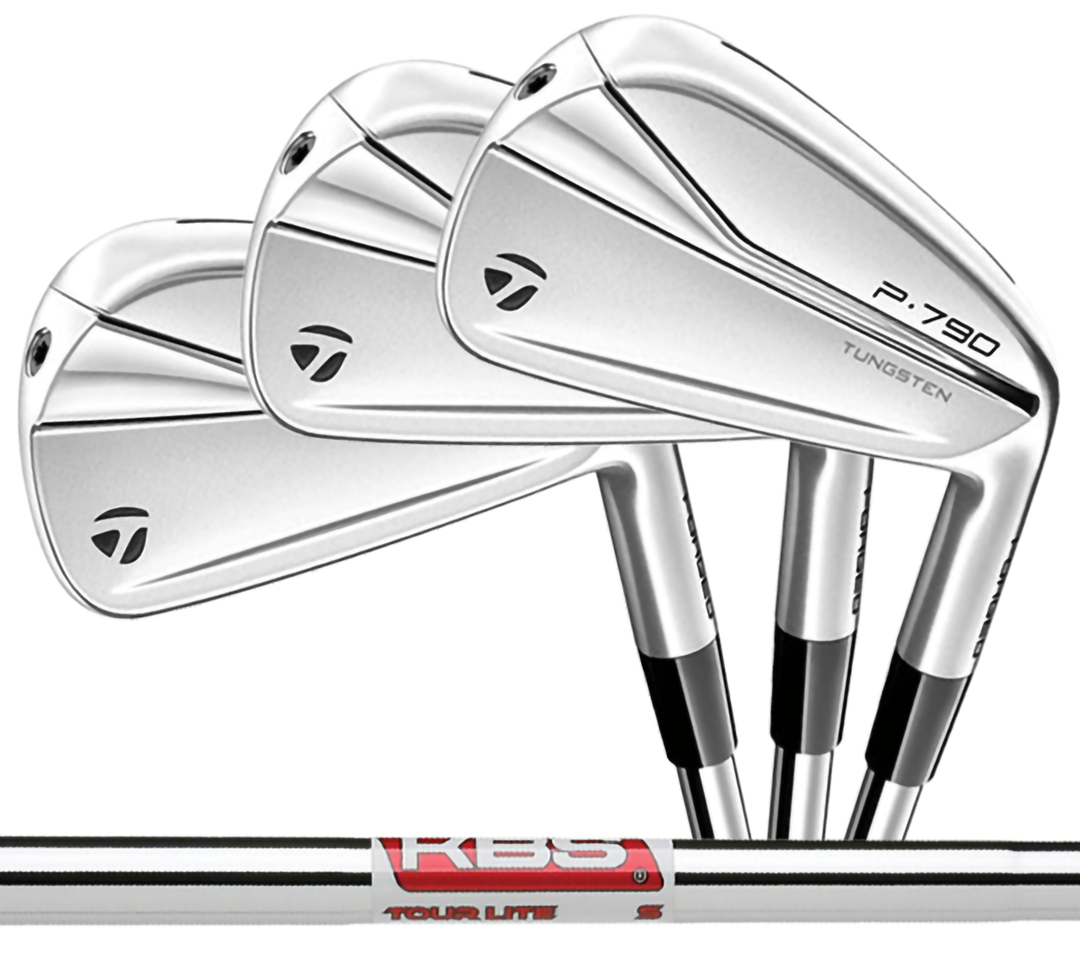 NEW TaylorMade 2021 P790 #4-PW+AW Iron Set, Steel KBS Tour Lite 