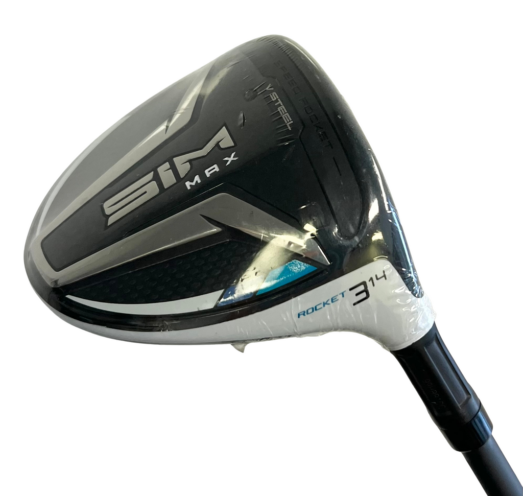 NEW TaylorMade Sim Max #3-14* Rocket Fairway, HZRDUS Smoke iM10 Stiff Flex