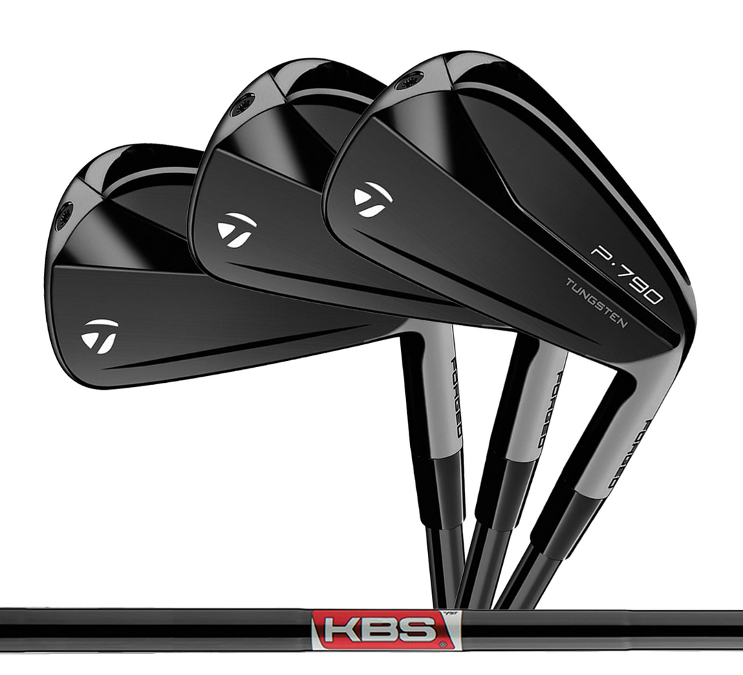 TaylorMade P790 Phantom Black Iron Set, 4-Pw, KBS Tour Lite Stiff