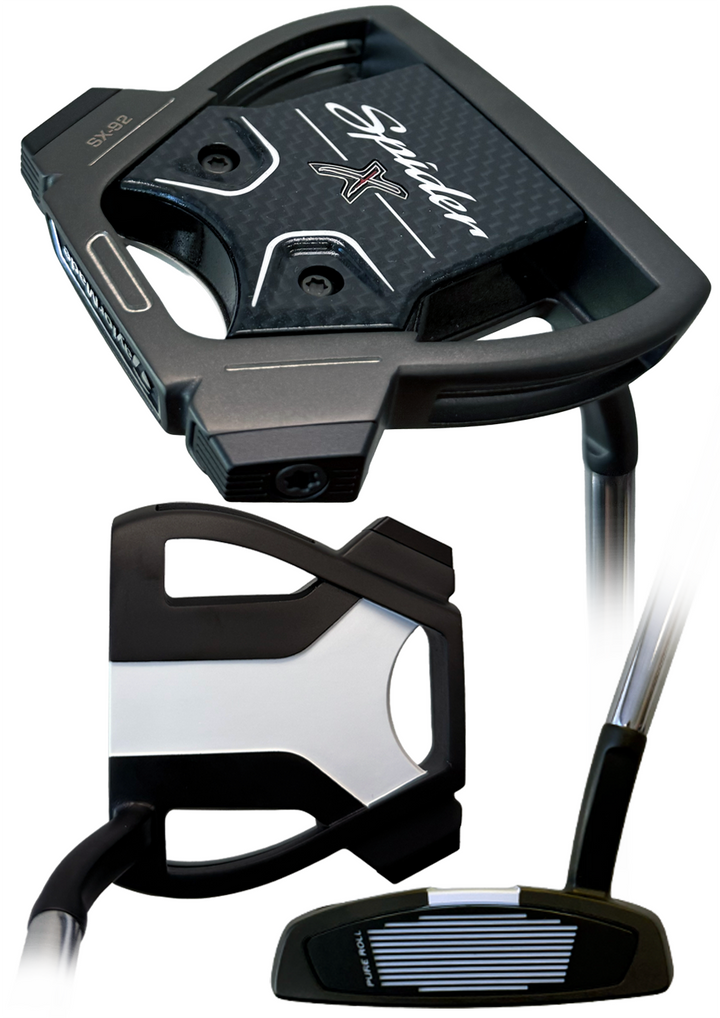 TaylorMade Spider X Black Putter, SX-92 Flow Neck – Golf Deals and