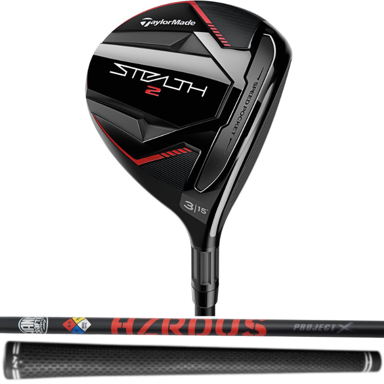 TaylorMade Stealth 2 #3-15* Fairway, HZRDUS Red Hand Crafted 6.0