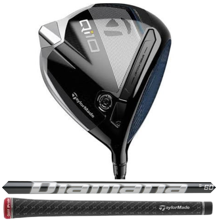 TaylorMade Qi10 Core 8* Driver, Diamana S+ 60 Stiff Flex Shaft
