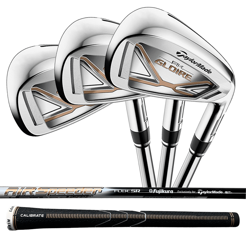 TayloMade Sim Gloire Iron Set, 7-Pw+Aw, Air Speeder SR Shaft (Strong  Regular)