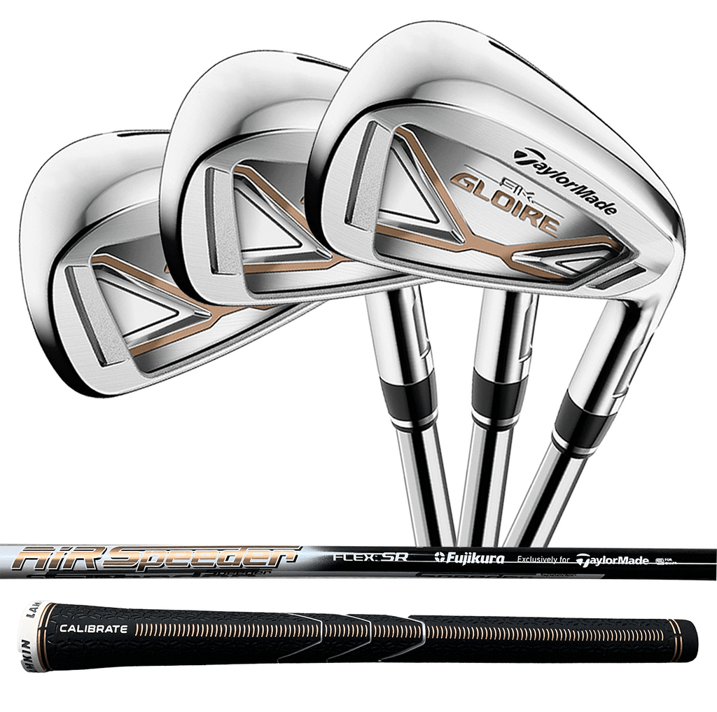 TaylorMade Sim Gloire Iron Set, 7-Pw+Aw, Air Speeder SR Shaft TaylorMade Sim Gloire Iron Set, 7-Pw+Aw, Air Speeder SR Shaft