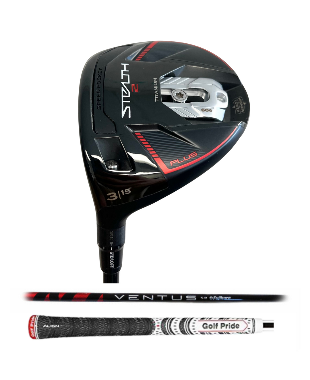 Left Handed TaylorMade Stealth 2 Plus #3-15* Fairway – Golf