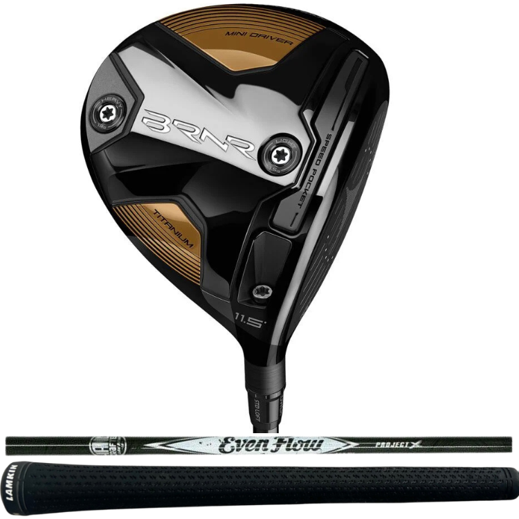 TaylorMade 11.5度 miniドライバー TaylorMade BRNR 11.5* Mini Driver, Even Flow Black Hand Crafted