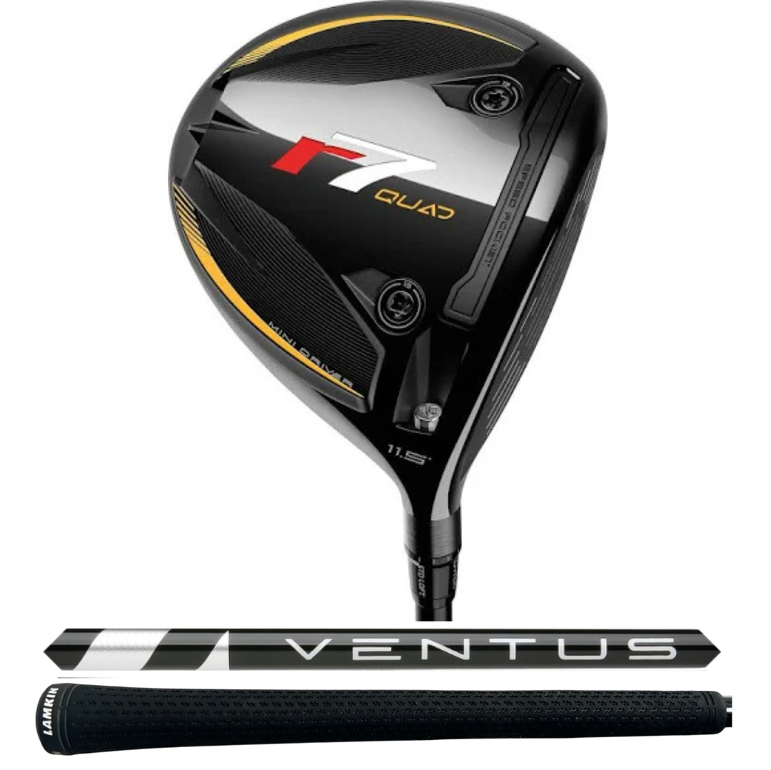 TaylorMade R7 Quad 11.5* Mini Driver, Fujikura Ventus Black 7S