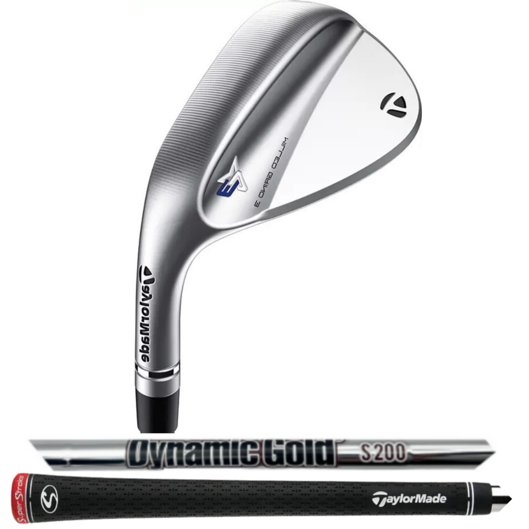 Left Handed TaylorMade MG3 52* Standard Bounce Wedge, Dynamic Gold