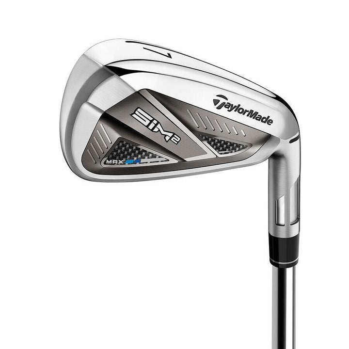 ステルス2(4U)、SIMMAX(5U)2本セット NEW TaylorMade SIM2 Max #5-PW+SW Iron Set, Graphite Ventus Blue