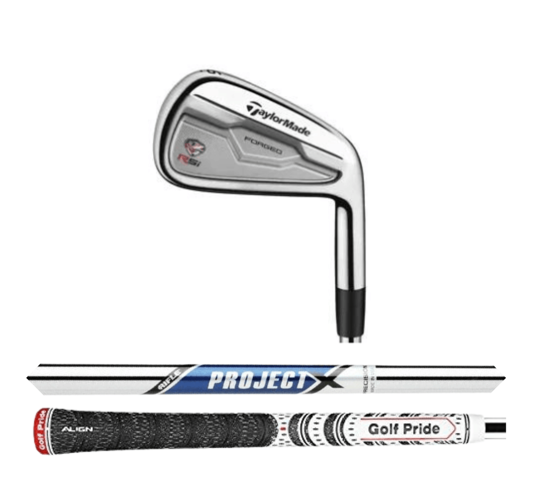 Taylormade RSI TP Forged 7 Iron Stiff Steel Shaft Golf Pride Grip Taylormade RSI TP Forged 7 Iron Stiff Steel Shaft Golf Pride Grip