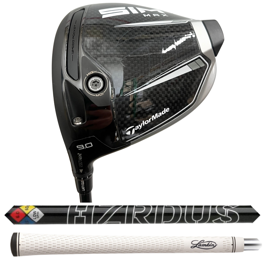 安価 Left Handed TaylorMade SIM 2 Max 9* Custom Black Driver その他