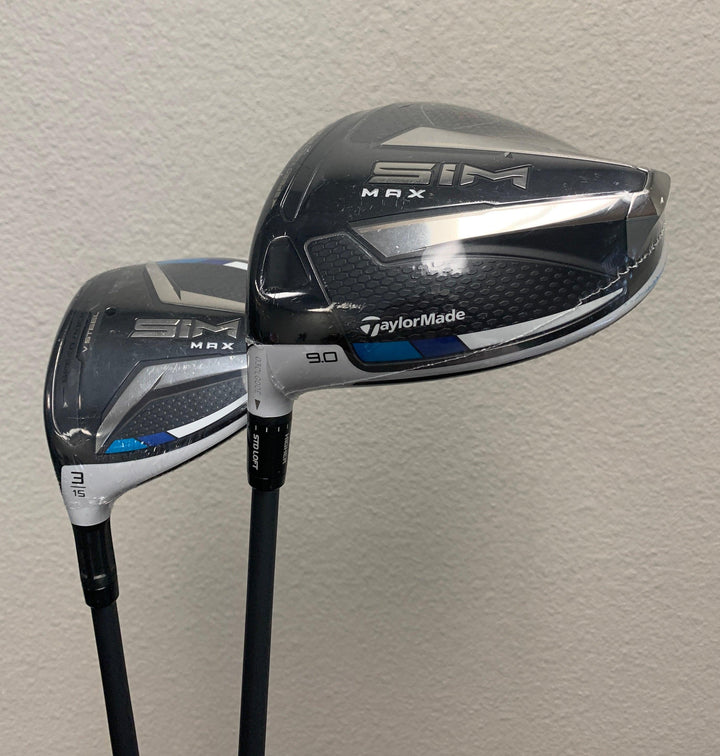 LEFTY TaylorMade Sim Max Driver 10.5 Degree & 3 Wood Combo, HZRDUS Smo –  Golf Deals and Steals