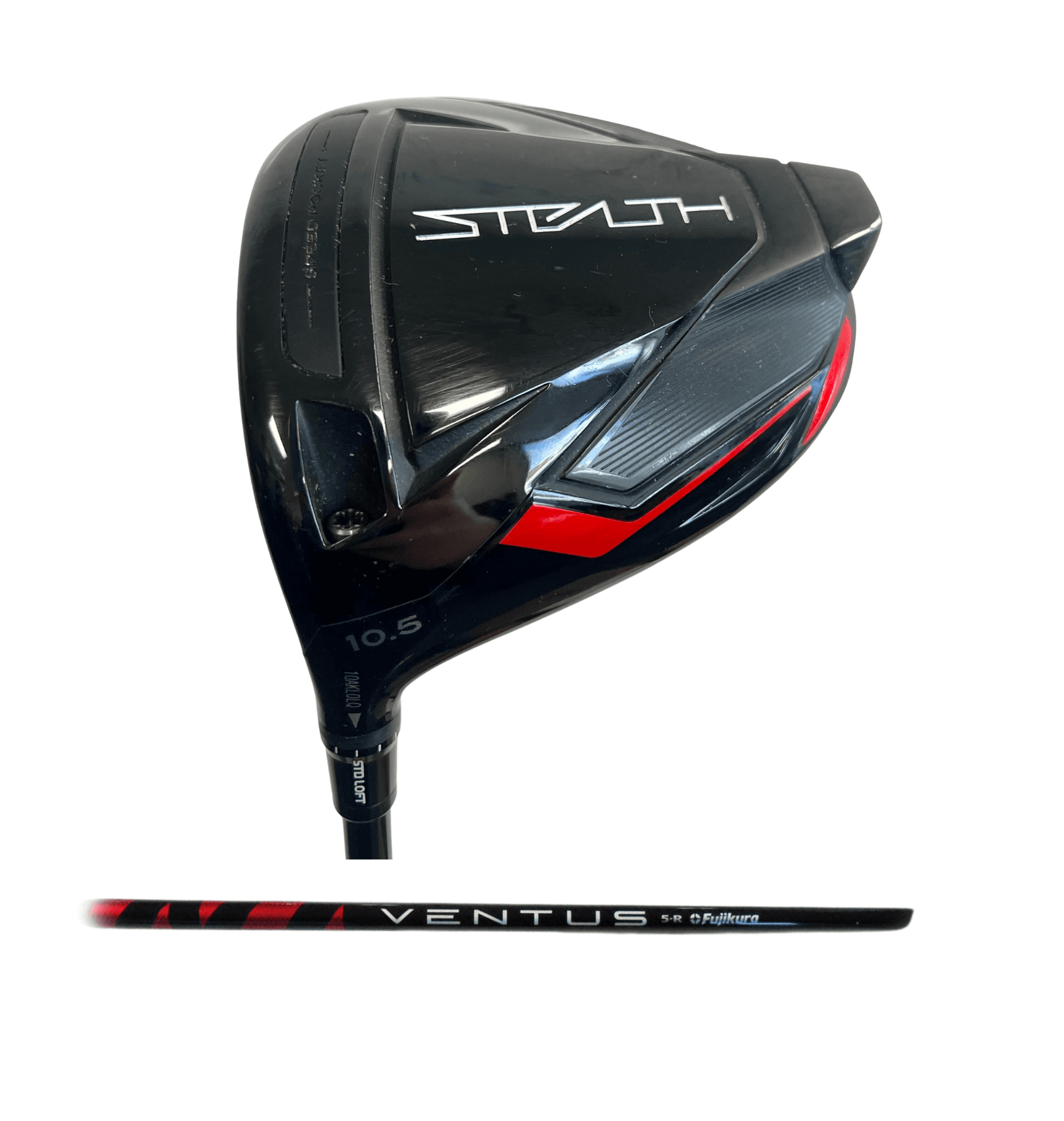 Left Handed TaylorMade Stealth 10.5* Driver, Fujikura Ventus Red 5R Regular  Flex