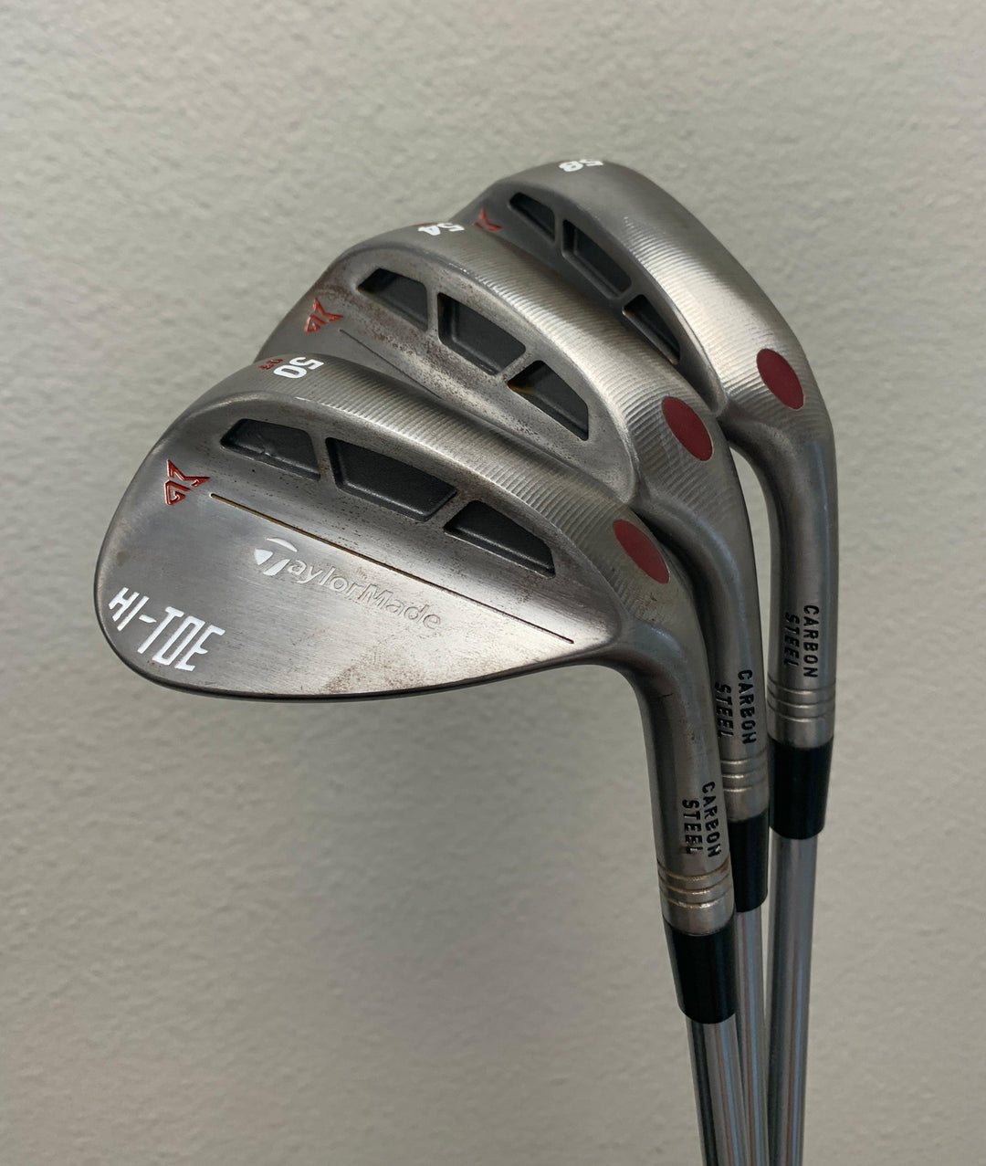 TaylorMade Milled Grind Hi-Toe RAW Satin Wedge Set 50, 54, 58