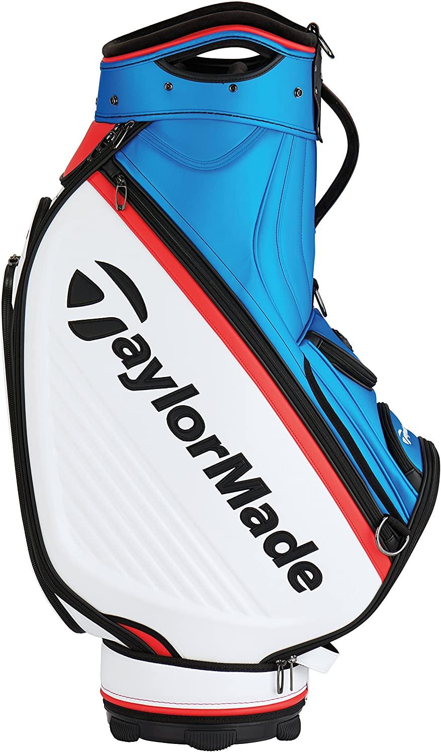 TaylorMade 2018 Tour Staff Bag - Blue/White/Red – Golf Deals and