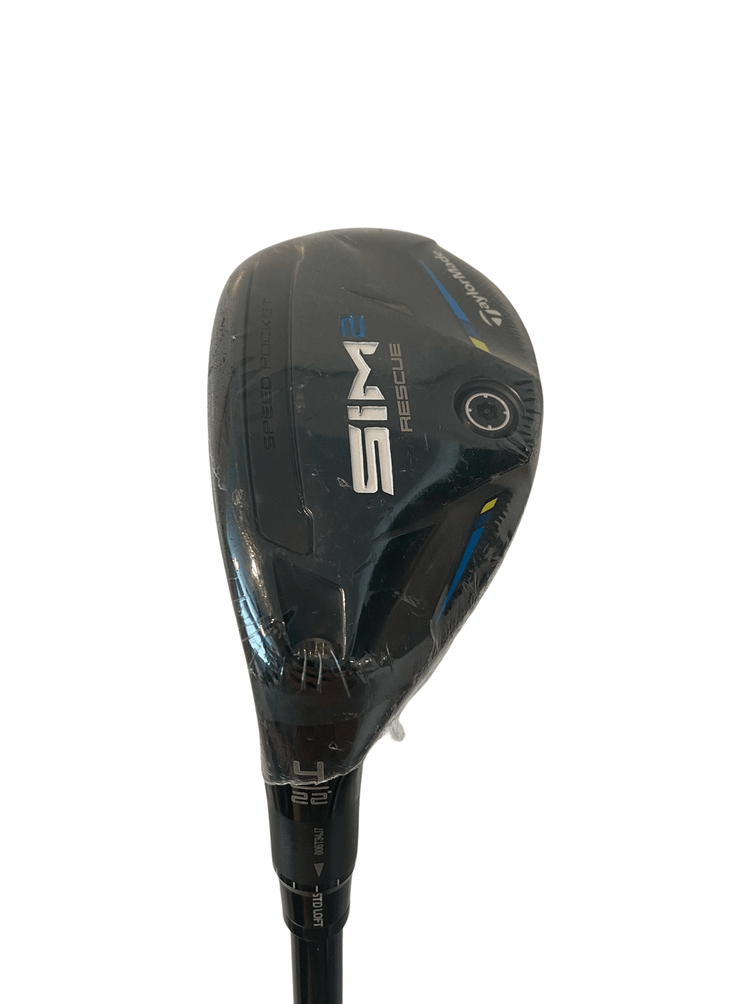 LEFT HANDED NEW TaylorMade Sim2 #4-22* Rescue, Blue Tensei AV