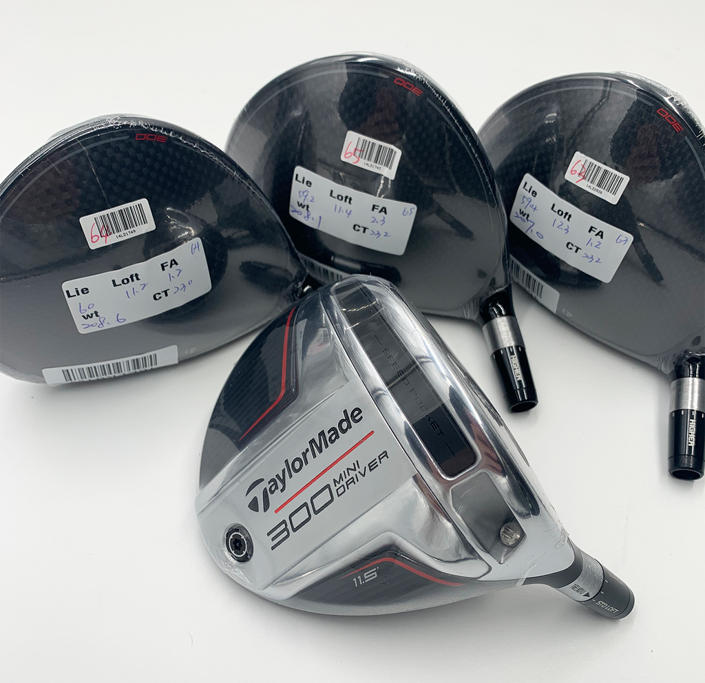 TaylorMade Tour Issued Mini Driver 300 Head with Spec Sticker / Choose  Precise Loft/Lie/CT/FA