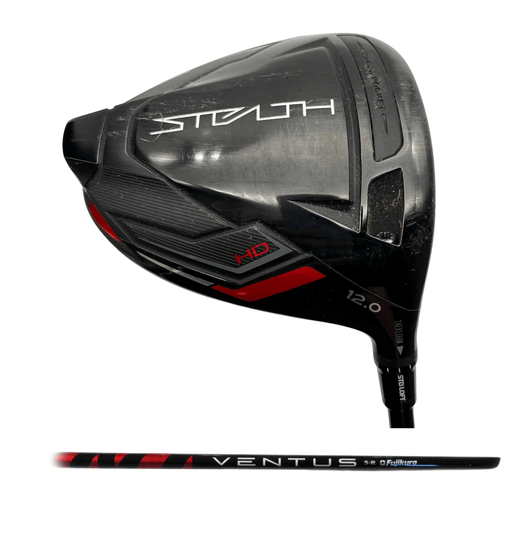 TaylorMade Stealth HD 12* Driver, Fujikura Ventus Red 5R Regular